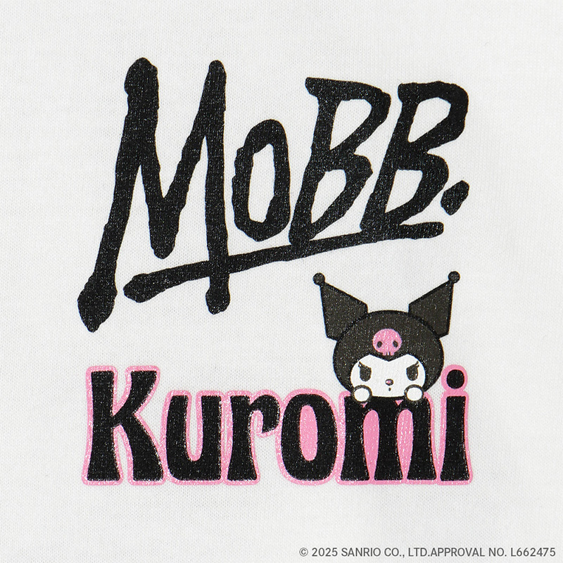 MOBB KUROMI T-SHIRT -WHITE-