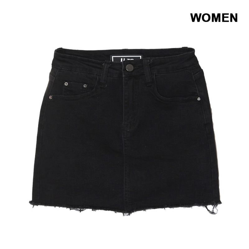 OLD OG DENIM SKORTS -BLACK-