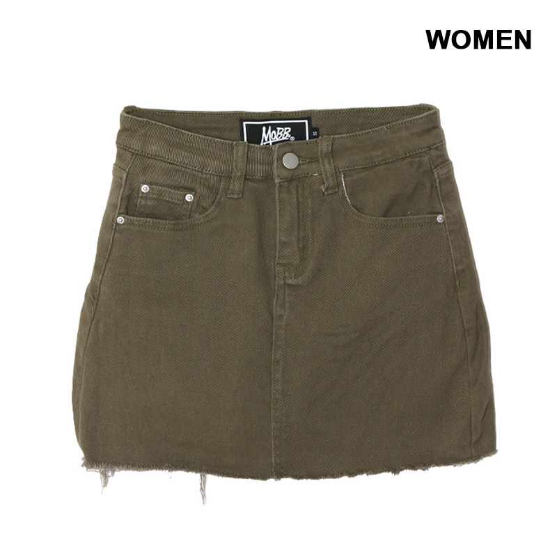 OLD OG DENIM SKORTS -OLIVE-