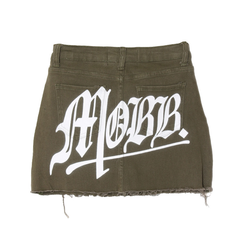 OLD OG DENIM SKORTS -OLIVE-