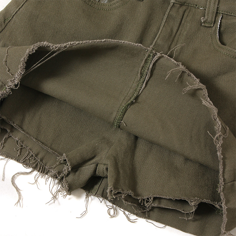 OLD OG DENIM SKORTS -OLIVE-