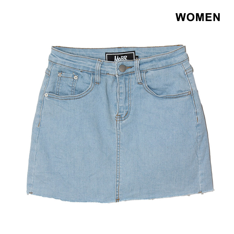 OLD OG DENIM SKORTS -W.INDIGO-