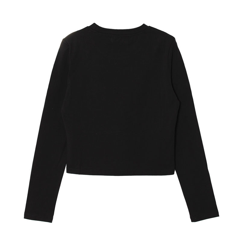 (P)OG L/S T-SHIRT -BLACK- (WOMEN)