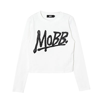 (P)OG L/S T-SHIRT -WHITE- (WOMEN)