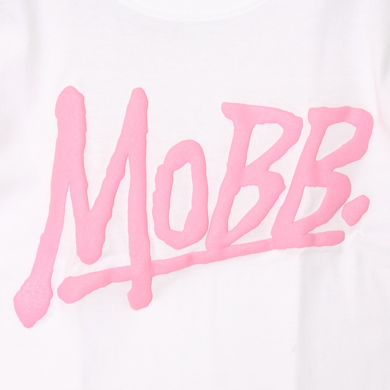 (P)OG S/S T-SHIRT -WHITE×PINK-（LADIES）