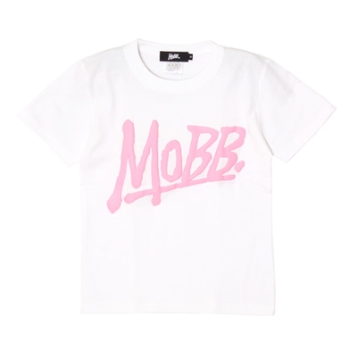 (P)OG S/S T-SHIRT -WHITE×PINK-（LADIES）