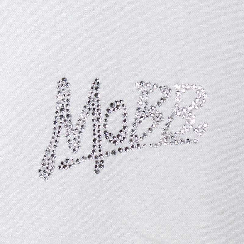 OG RHINESTONE S/S T-SHIRT -WHITE-(WOMEN)