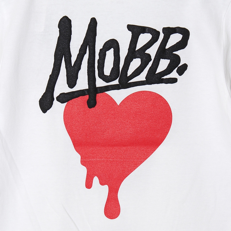 【予約:3月末頃入荷予定】 HEART DRIP T-SHIRT -WHITE-(WOMEN/KIDS)