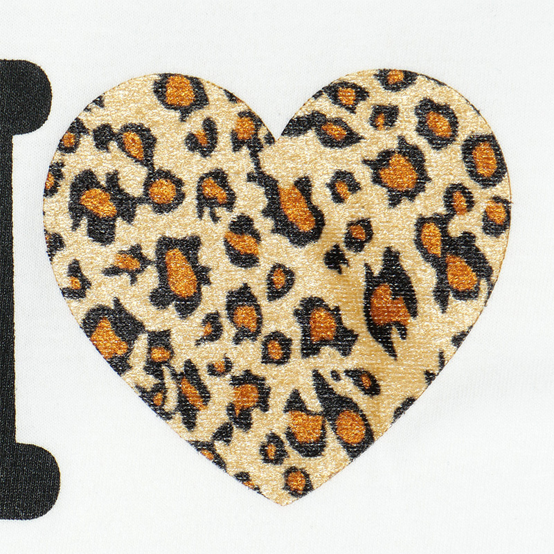 MOBB LOVE LEOPARD T-SHIRT -WHITE-(LADIES/KIDS)