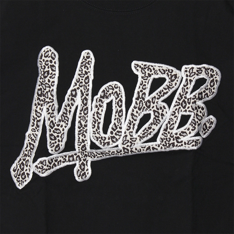 LEOPARD WAPPEN OG T-SHIRT -BLACK-(LADIES/KIDS)