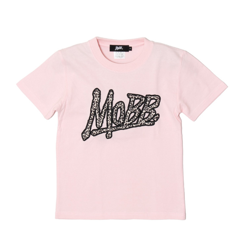 LEOPARD WAPPEN OG T-SHIRT -PINK-(LADIES/KIDS)