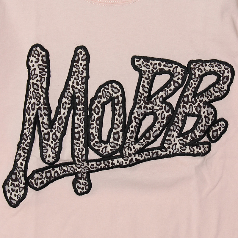 LEOPARD WAPPEN OG T-SHIRT -PINK-(LADIES/KIDS)