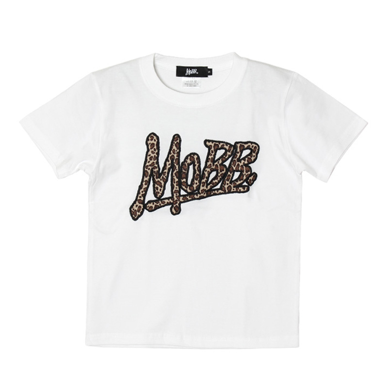 LEOPARD WAPPEN OG T-SHIRT -WHITE-(LADIES/KIDS)