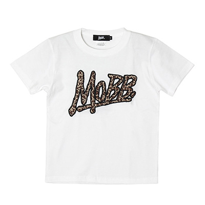 LEOPARD WAPPEN OG T-SHIRT -WHITE-(LADIES/KIDS)