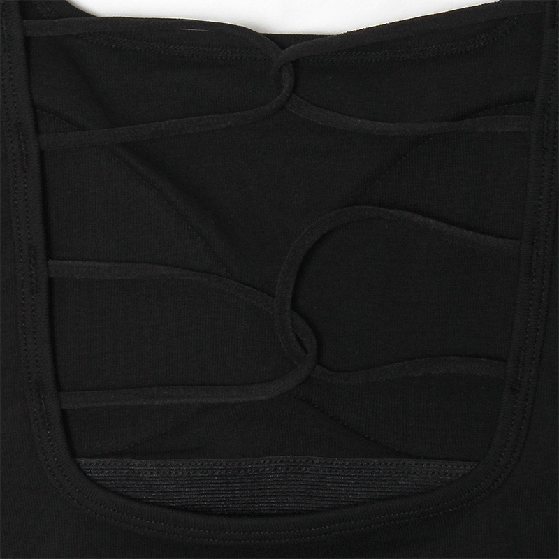 OG STUDS LACE UP TANKTOP -BLACK-（LADIES）