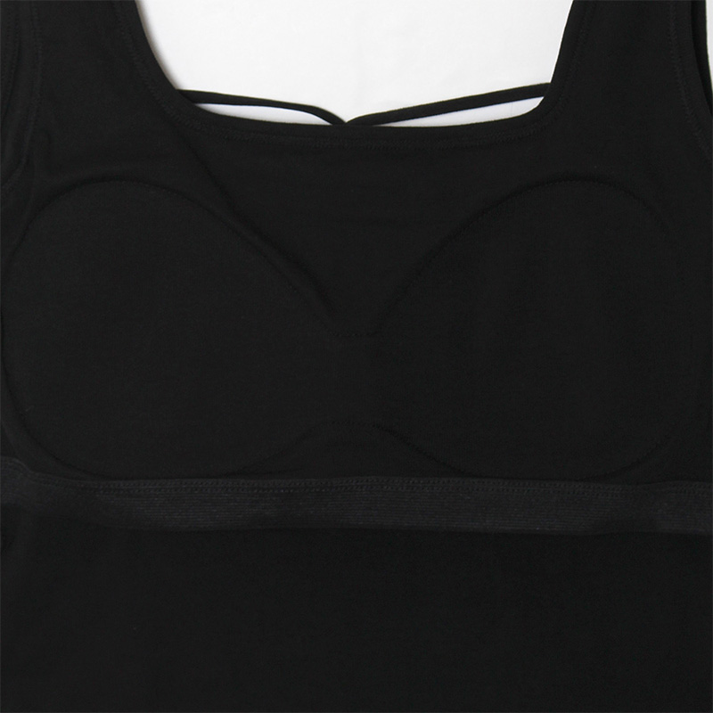 OG STUDS LACE UP TANKTOP -BLACK-（LADIES）