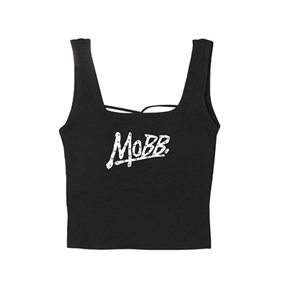 OG STUDS LACE UP TANKTOP -BLACK-（LADIES）