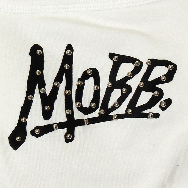 OG STUDS LACE UP TANKTOP -WHITE-（LADIES）