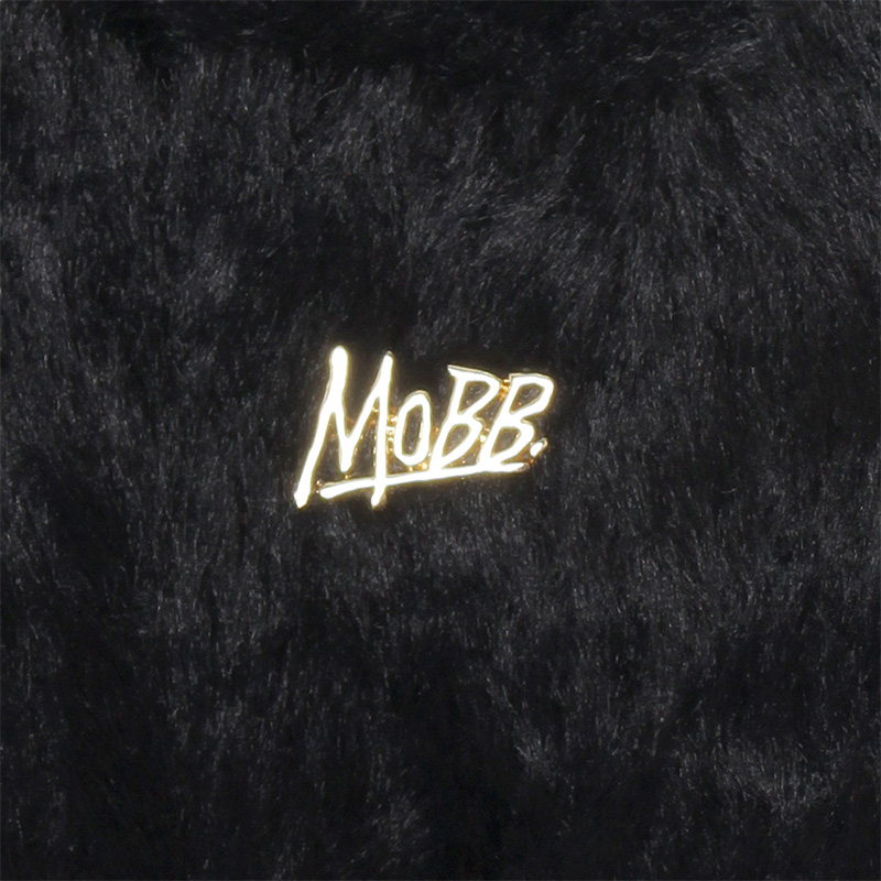 OG PLATE MOHAIR TANK TOP -BLACK-（LADIES）