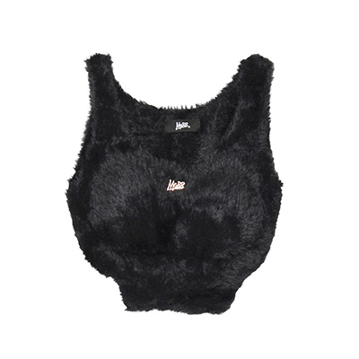 OG PLATE MOHAIR TANK TOP -BLACK-（LADIES）