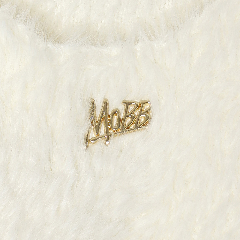 OG PLATE MOHAIR TANK TOP -WHITE-（LADIES）