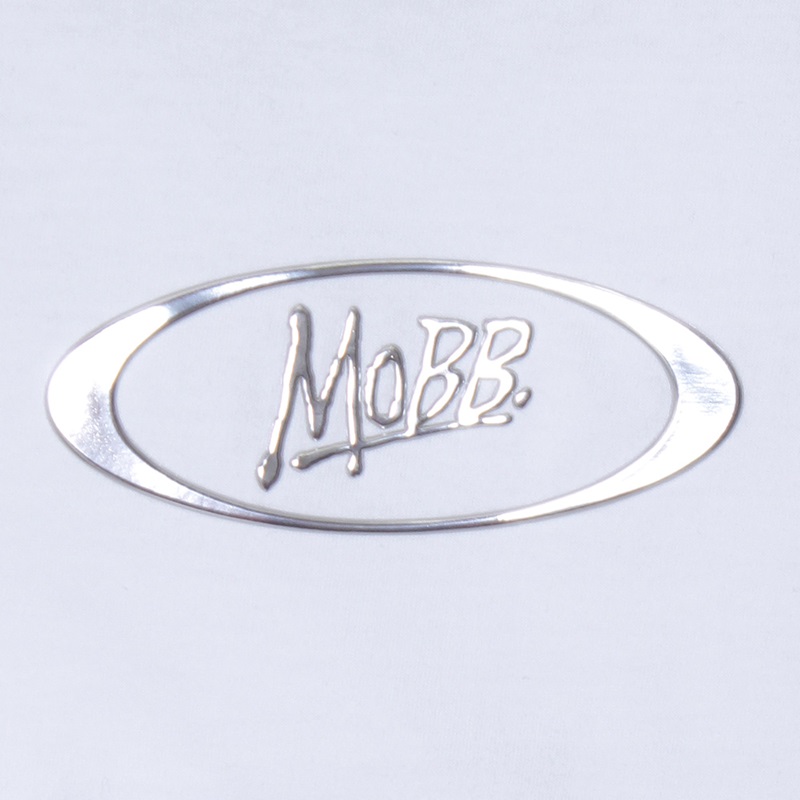 OVAL METALLIC T-SHIRT -WHITE-（LADIES）
