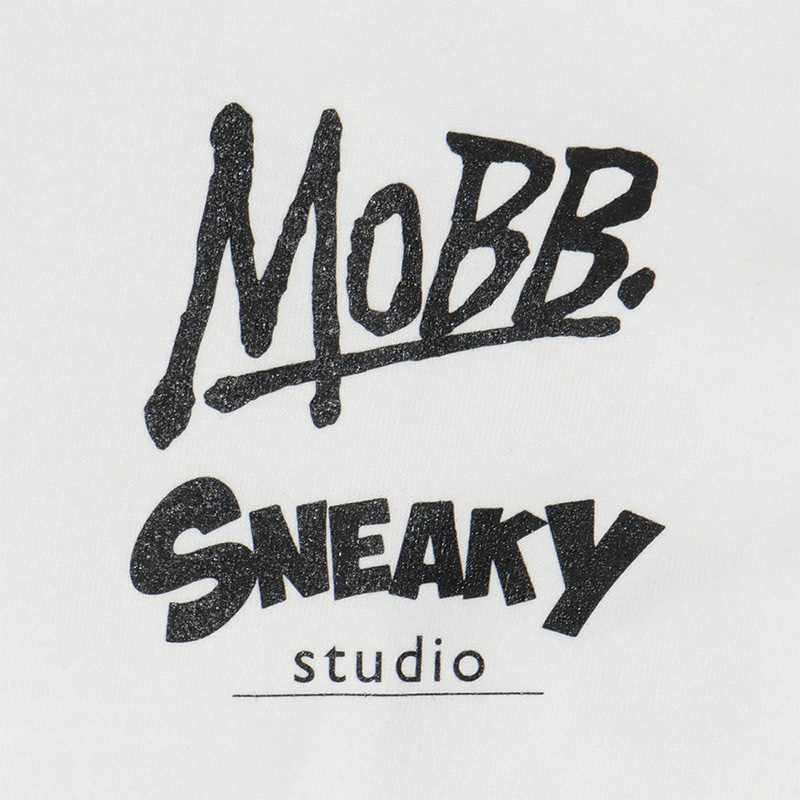 STUDIO SNEAKY T-SHIRT -WHITE-(LADIES/KIDS)