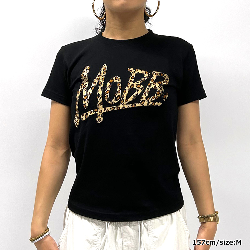 OG LEOPARD T-SHIRT -BLACK-(LADIES/KIDS)
