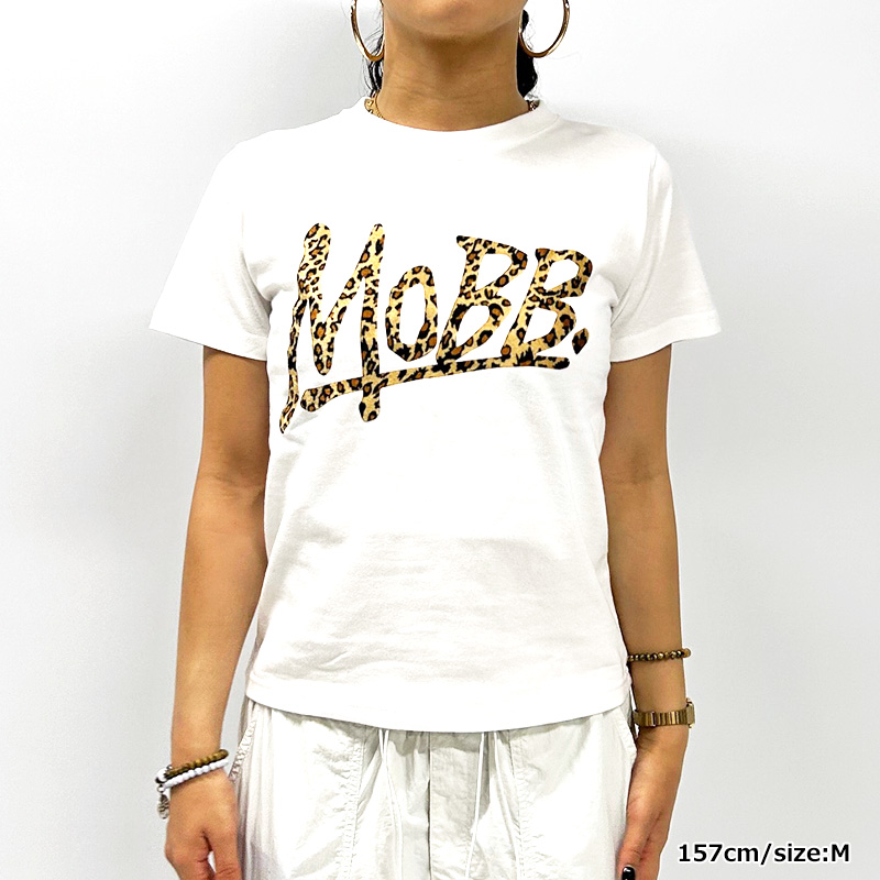 OG LEOPARD T-SHIRT -WHITE-(LADIES/KIDS)