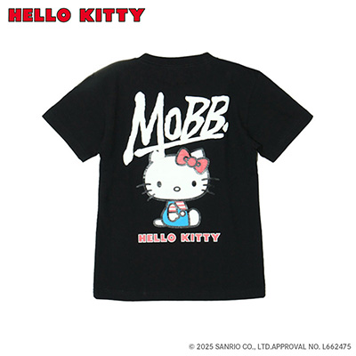 MOBB KITTY T-SHIRT -BLACK- (LADIES/KIDS)