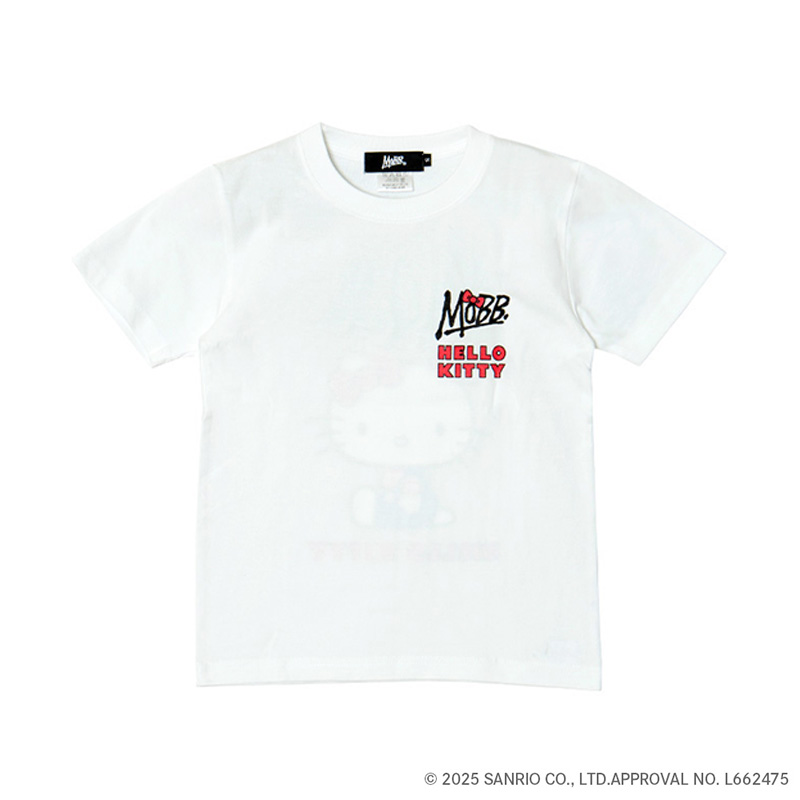MOBB KITTY T-SHIRT -WHITE- (LADIES/KIDS)