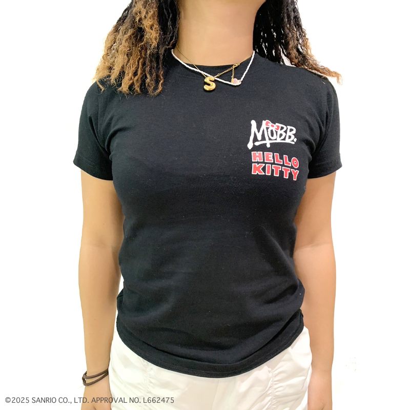 MOBB KITTY T-SHIRT -WHITE- (LADIES/KIDS)