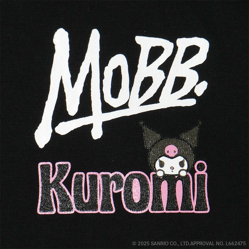 MOBB KUROMI T-SHIRT -BLACK- (LADIES/KIDS)