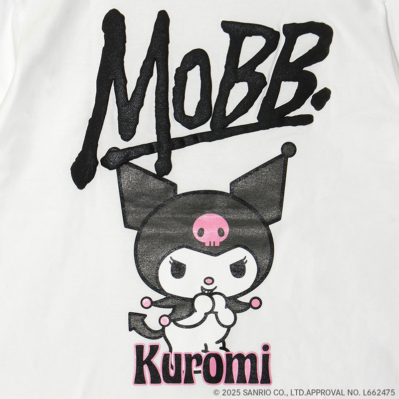MOBB KUROMI T-SHIRT -WHITE- (LADIES/KIDS)