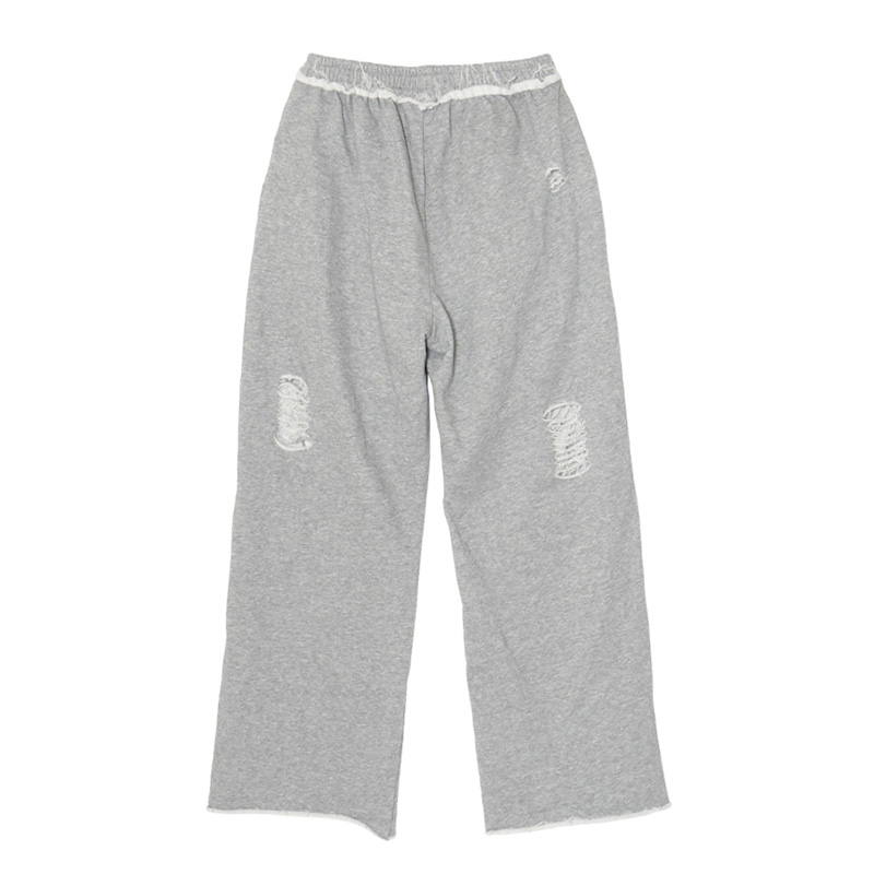 OG DAMAGE SWEAT PANTS -GREY-(LADIES)