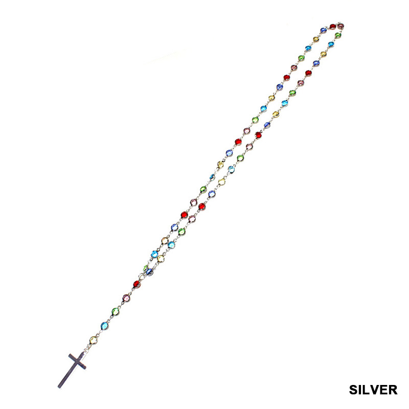 MULTI CRYSTAL ROSARY -2.COLOR-