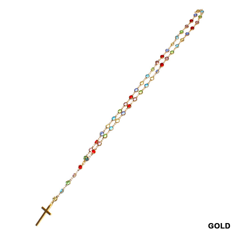 MULTI CRYSTAL ROSARY -2.COLOR-