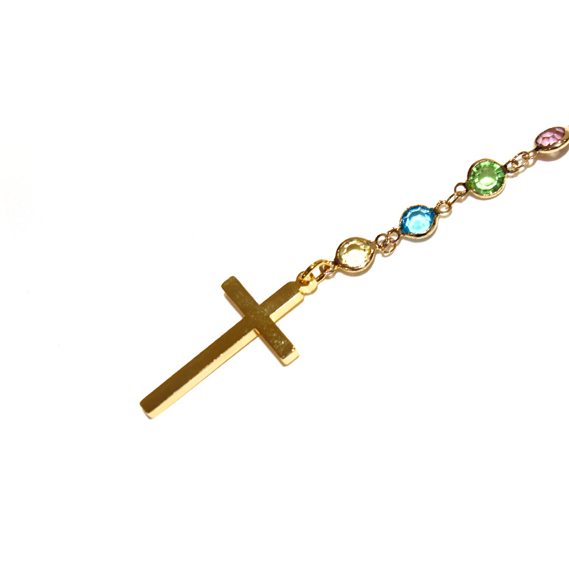 MULTI CRYSTAL ROSARY -2.COLOR-