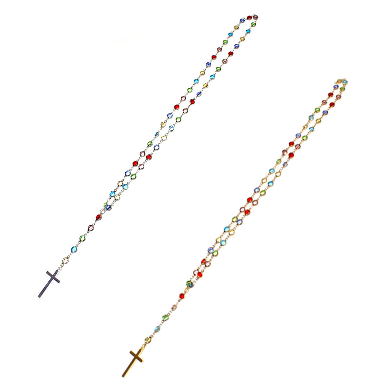 MULTI CRYSTAL ROSARY -2.COLOR-