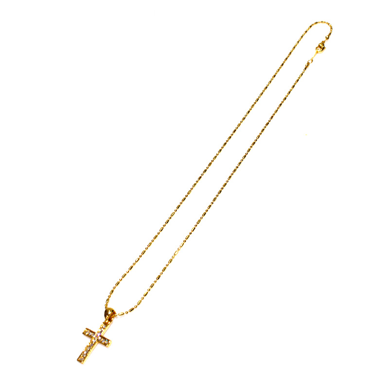 CRYSTAL CROSS GOLD -45㎝-