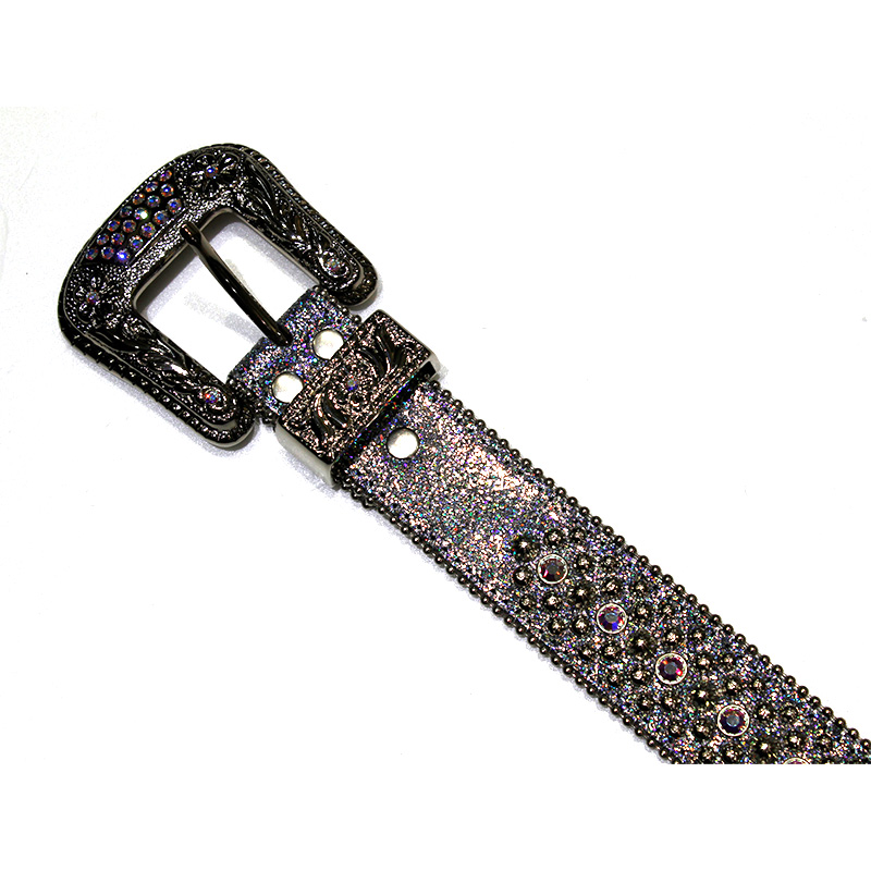 STUDS BELT -SILVER-