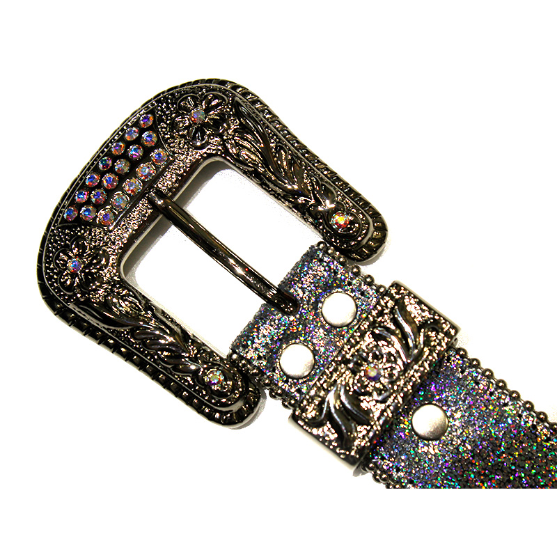 STUDS BELT -SILVER-