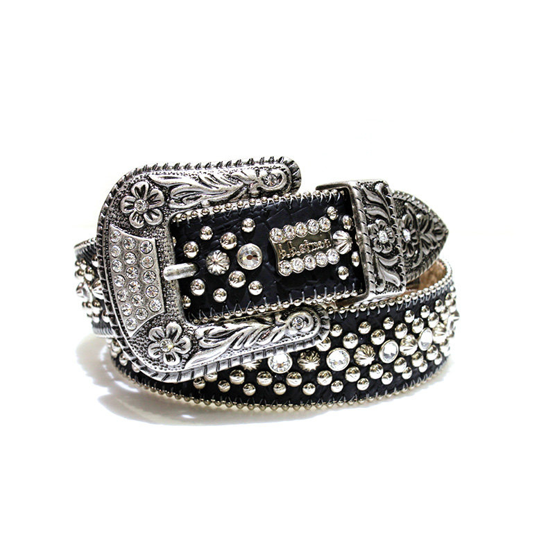 STUDS BELT -BLACK-