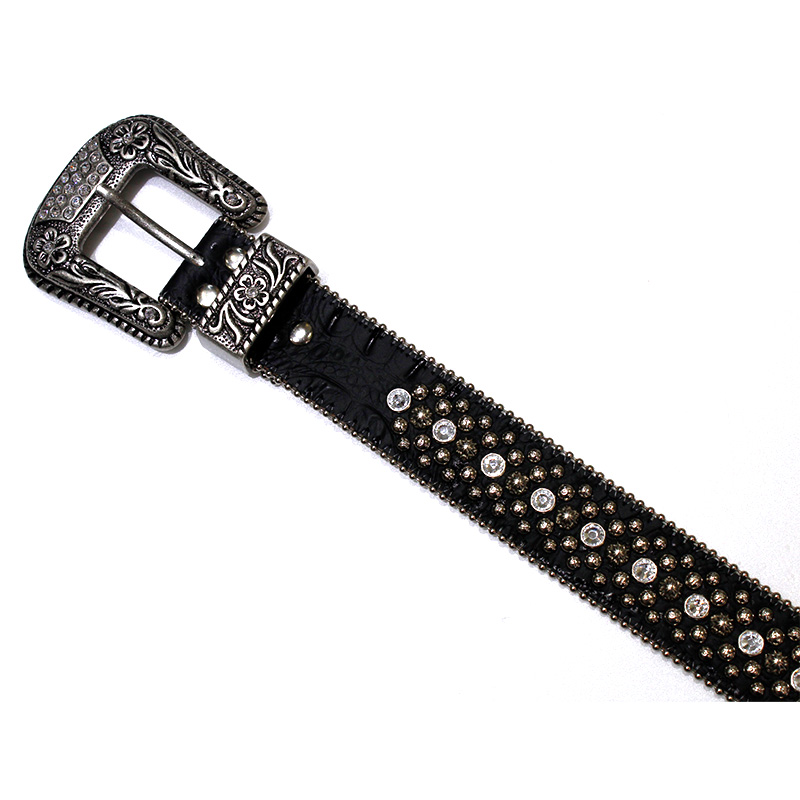 STUDS BELT -BLACK-