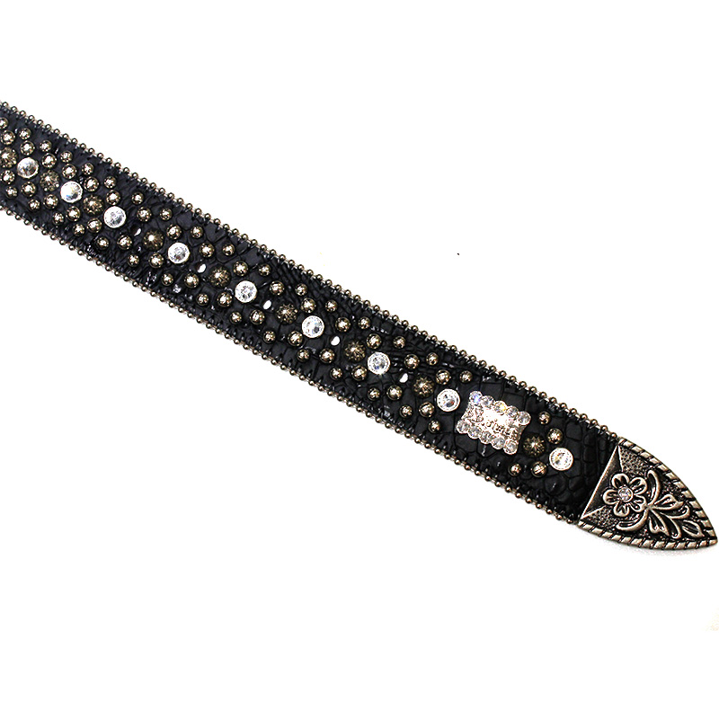 STUDS BELT -BLACK-