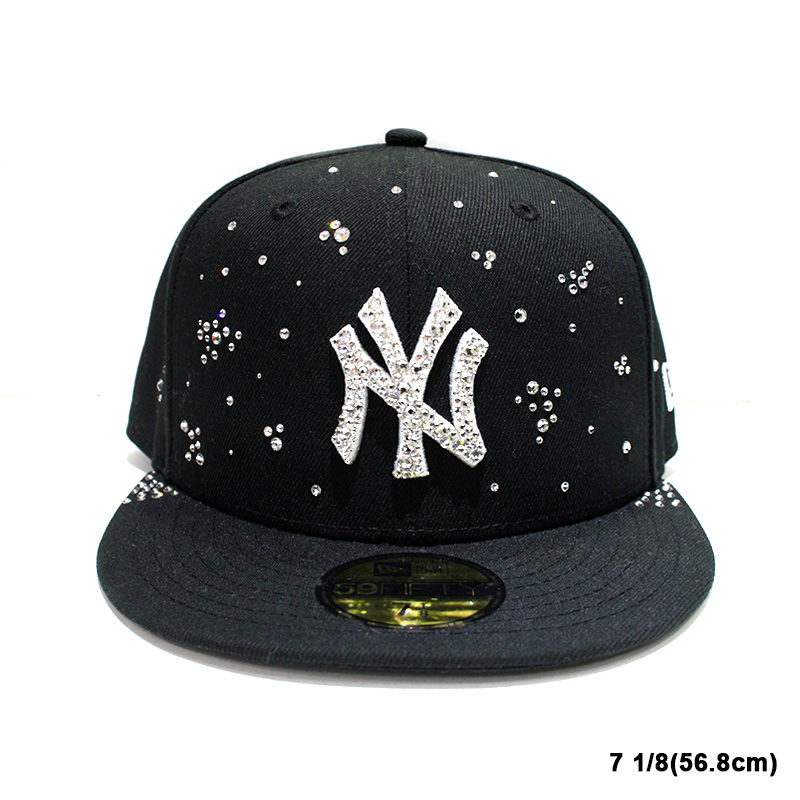 YANKEES SWAROVSKI CUSTOM CAP -BLACK-