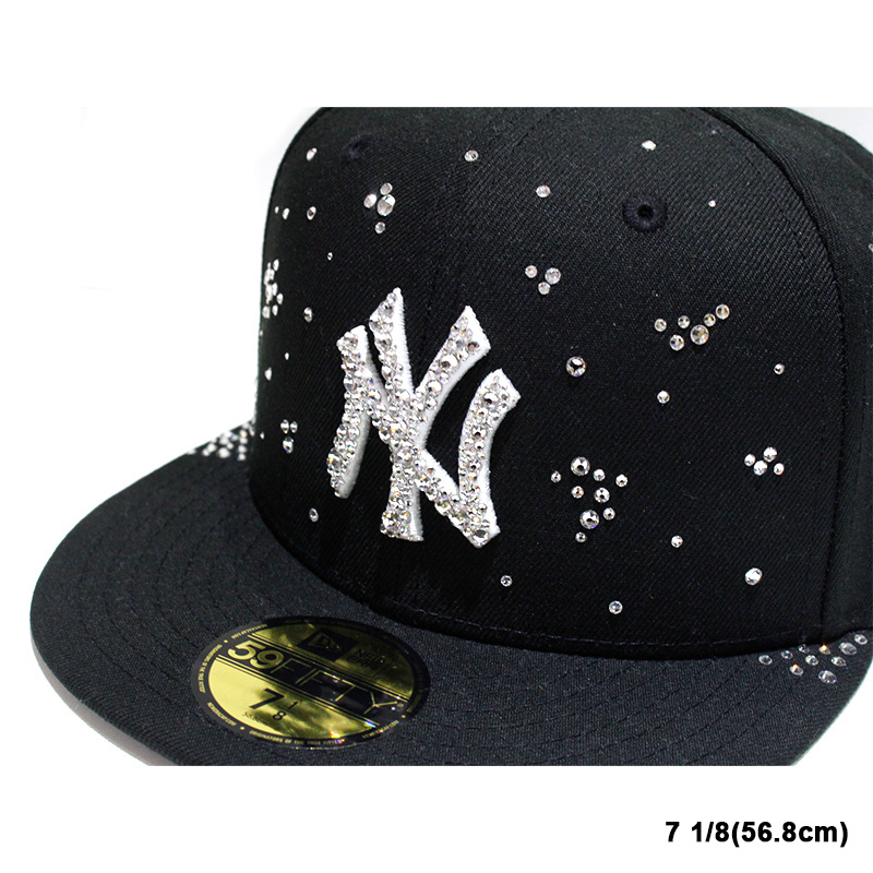 YANKEES SWAROVSKI CUSTOM CAP -BLACK-