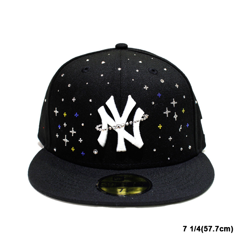 YANKEES SWAROVSKI CUSTOM CAP -BLACK-