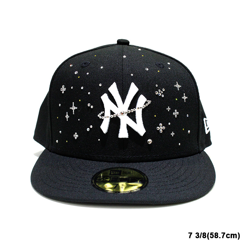 YANKEES SWAROVSKI CUSTOM CAP -BLACK-