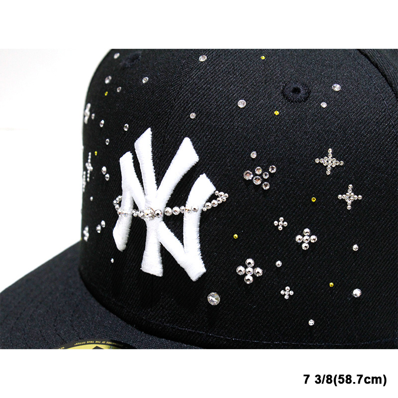 YANKEES SWAROVSKI CUSTOM CAP -BLACK-